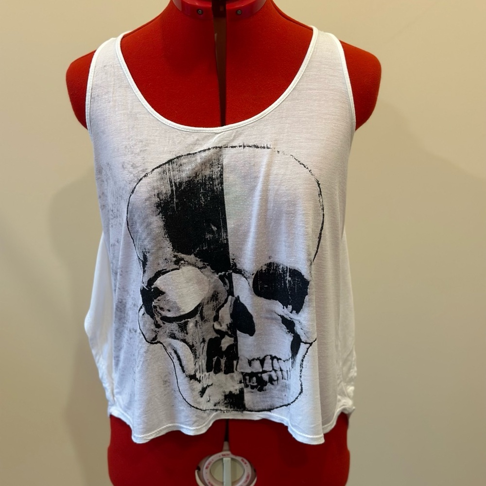 Rock and Roll collection: Skull detail summer top